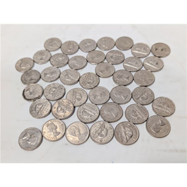 LOT OF 1960S CANADA NICKELS