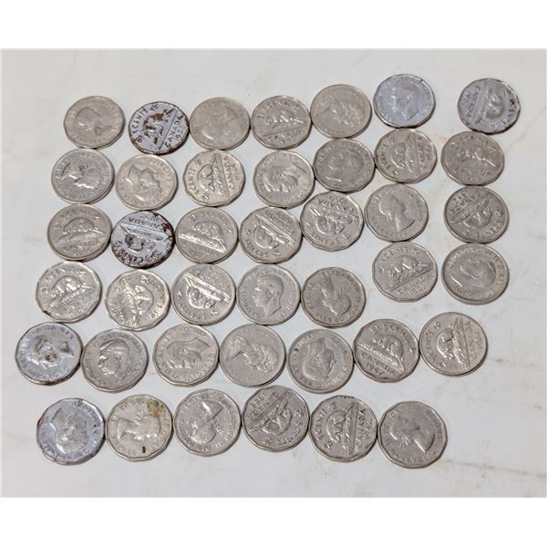 LOT OF 1960S CANADA NICKELS