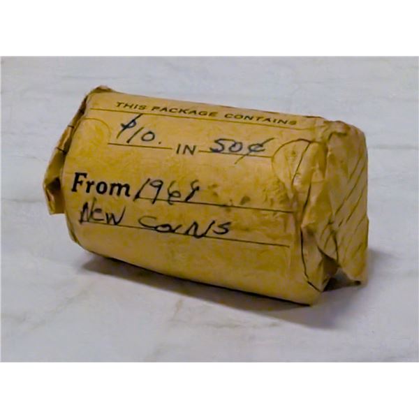 ROLL OF 1969 CANADA 50 CENT COINS