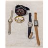 Image 1 : LOT OF 5 ASSORTED VINTAGE WATCHES NEEDS BATT