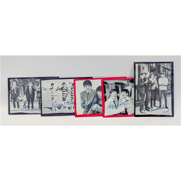5 ASSORTED 1960S BEATLES COLLECTOR CARDS