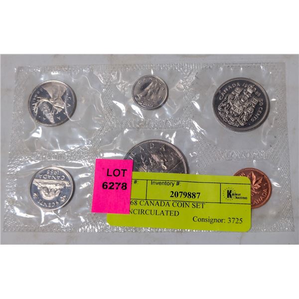 1968 CANADA COIN SET UNCIRCULATED