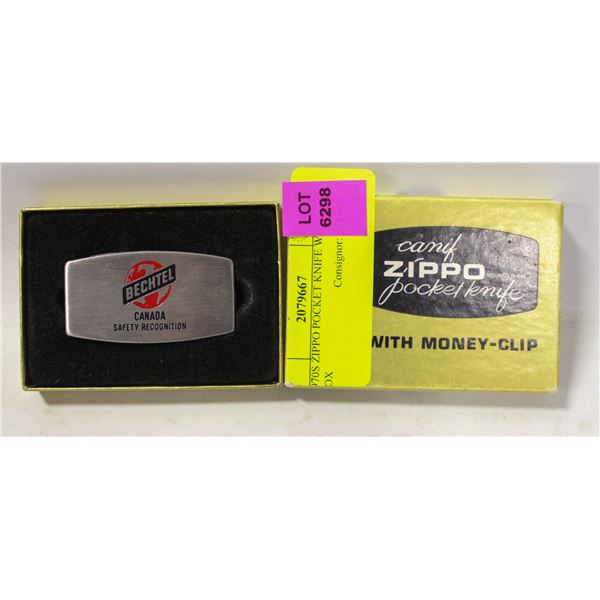 1970S ZIPPO POCKET KNIFE WITH BOX
