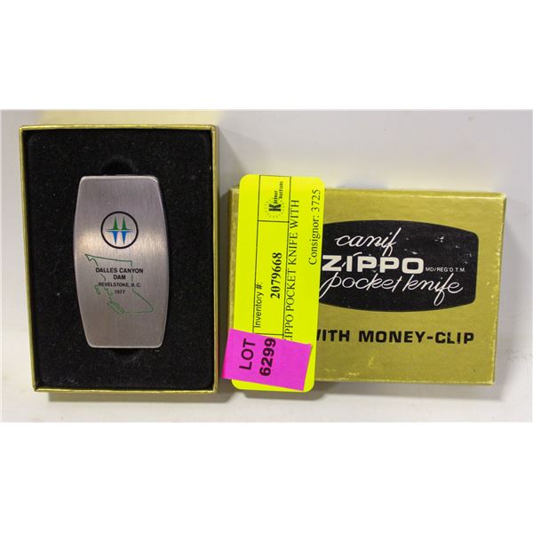 1977 ZIPPO POCKET KNIFE WITH BOX