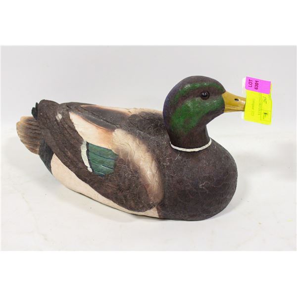 HAND PAINTED MALLARD DUCK STATUE