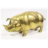 LARGE BRASS PIGGY BANK STATUE