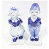 HAND PAINTED KISSING SALT PEPPER SHAKERS