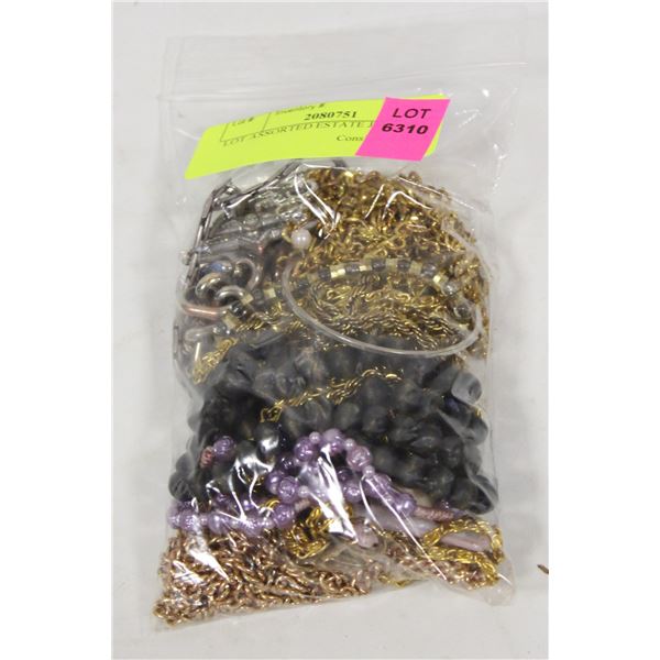 LOT ASSORTED ESTATE JEWELRY