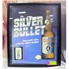 1978 COORS SILVER BULLET METAL LIGHT BOX SIGN