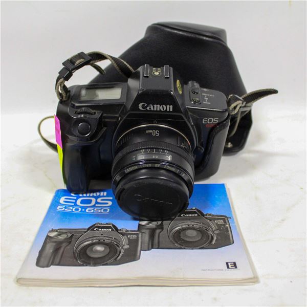 CANON EOS 620 35MM CAMERA W INSTRUCTIONS