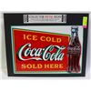 COCA COLA METAL ADVERTISING SIGN