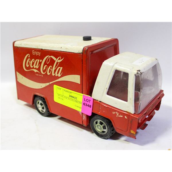 METAL COCA COLA DELIVERY TRUCK