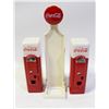 COKE MACHINE SALT & PEPPER SHAKER SET