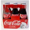 VINTAGE 6 PACK SEALED COKE BOTTLES DISPLAY ONLY