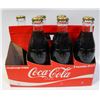 VINTAGE 6 PACK SEALED COKE BOTTLES DISPLAY ONLY