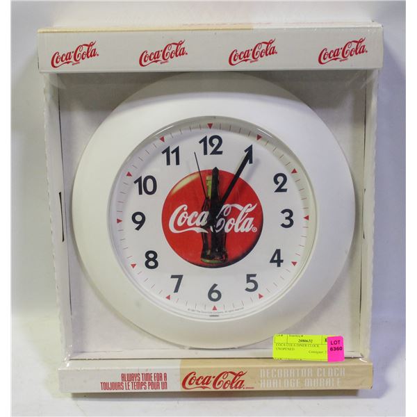 COCA COLA DINER CLOCK UNOPENED