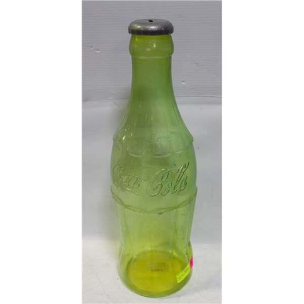 VERY LARGE COKE BOTTLE PIGGY BANK