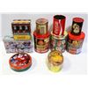 LOT ASSORTED COCA COLA COLLECTOR TINS