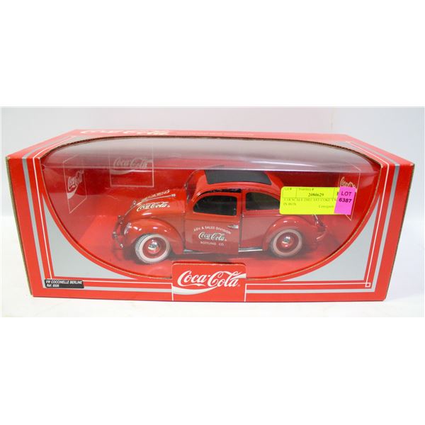 1:18 SCALE DIECAST COKE VW BUG IN BOX
