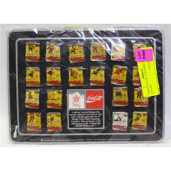 1988 COCA COLA OLYMPIC PIN SET SEALED