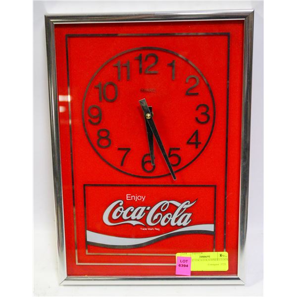 VINTAGE COCA COLA DINER CLOCK