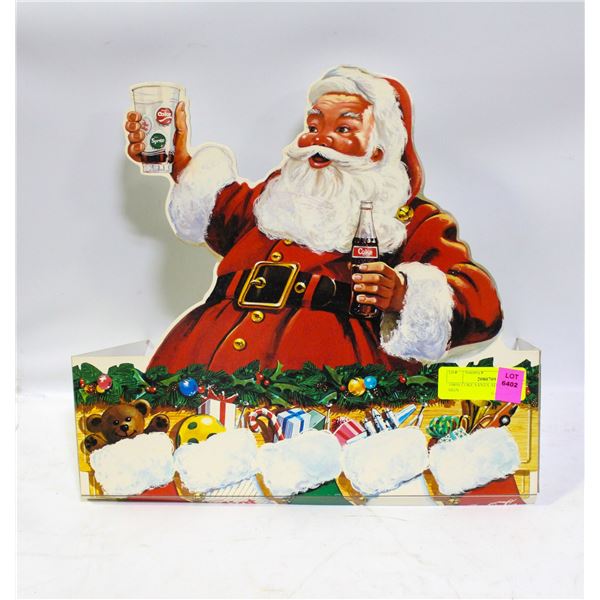 1980S COKE SANTA ADVERTISING SIGN