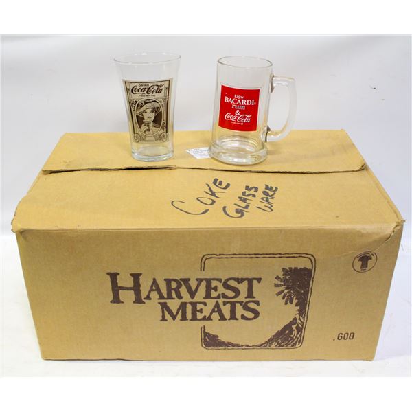 LARGE LOT OF VINTAGE COKE CUPS AND MUGS