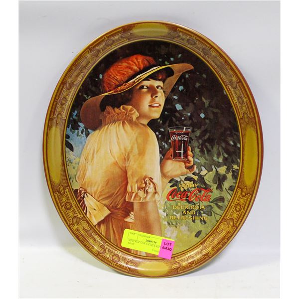 VINTAGE COCA COLA ADVERTISING TRAY