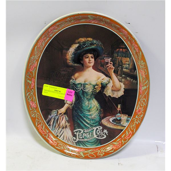 VINTAGE COCA COLA ADVERTISING TRAY
