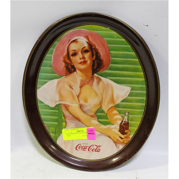VINTAGE COCA COLA ADVERTISING TRAY