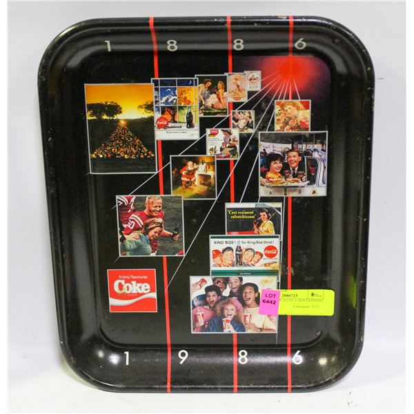 VINTAGE COCA COLA ADVERTISING TRAY