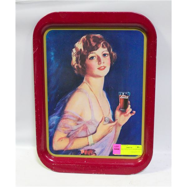 VINTAGE COCA COLA ADVERTISING TRAY