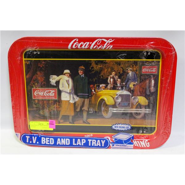 COCA COLA TV TRAY VINTAGE SEALED