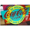 Image 1 : LARGE 1990 CARDBOARD COKE ADVERTISING SIGN