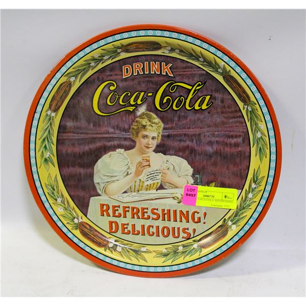VINTAGE COCA COLA ADVERTISING TRAY