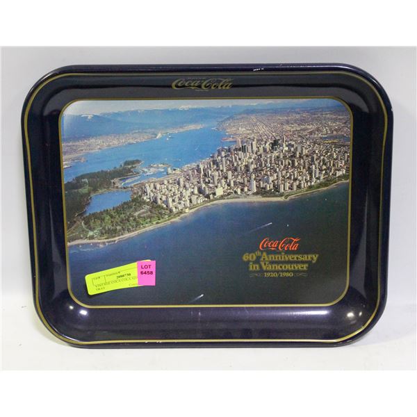 VINTAGE COCA COLA ADVERTISING TRAY