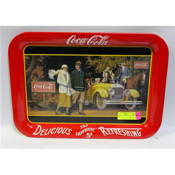 VINTAGE COCA COLA ADVERTISING TRAY