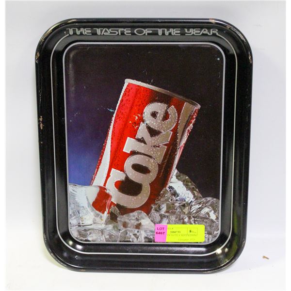 VINTAGE COCA COLA ADVERTISING TRAY