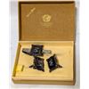 Image 1 : 1950S SILVER MENS CUFFLINK SET IN BOX