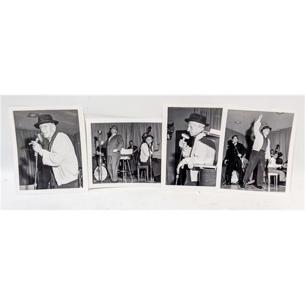FOUR VINTAGE PICTURES OF JIMMY DURANTE