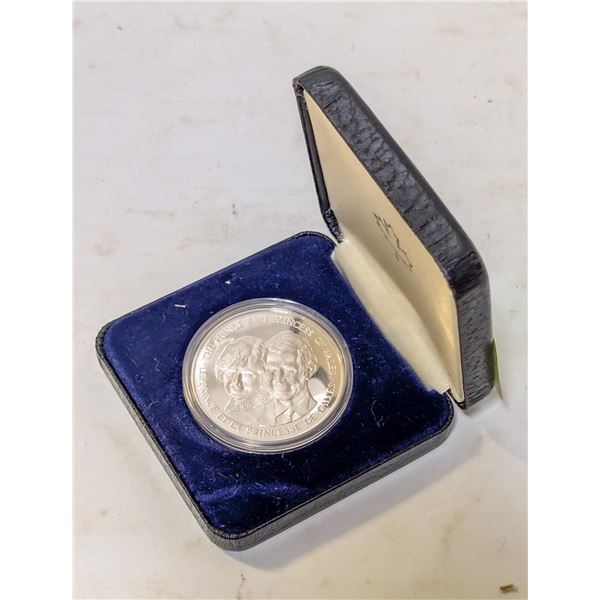 PRINCESS DIANA CANADA SILVER COIN W CASE