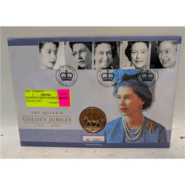 2002 ROYAL MINT UNCIRCULATED JUBILEE COIN