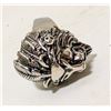 Image 1 : LARGE STAINLESS STEEL LION RING