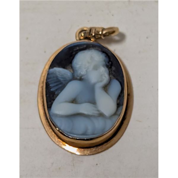 14K VINTAGE CAMEO PENDANT