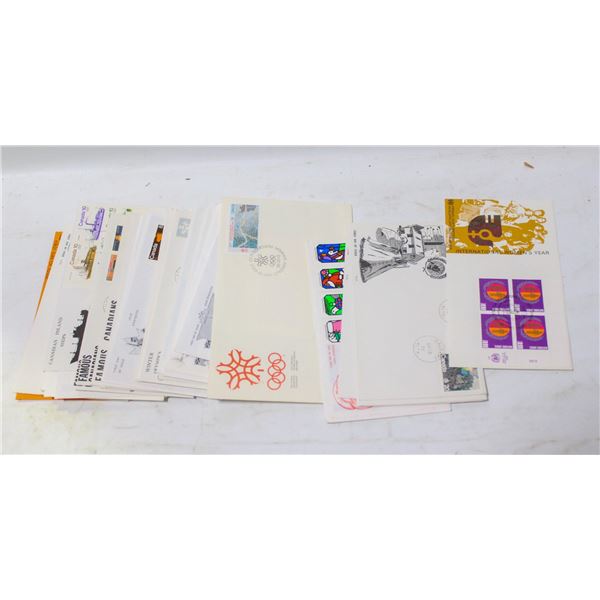 LARGE LOT FIRST DAY ISSUE STAMP & ENVELOPES