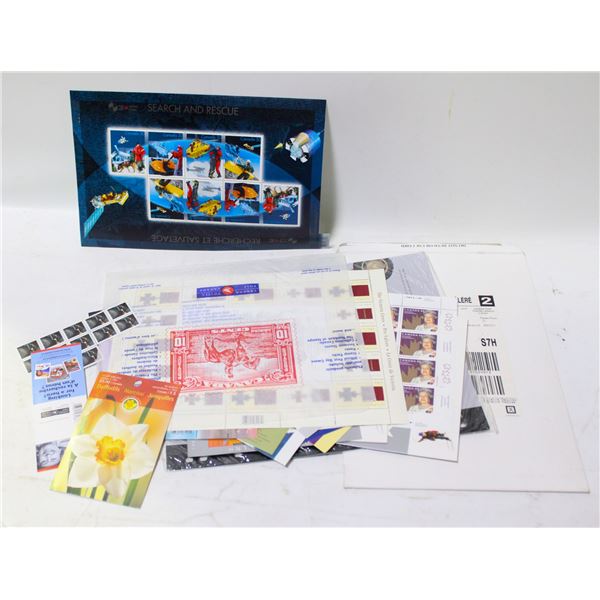 LOT OF UNUSED COLLECTOR STAMPS