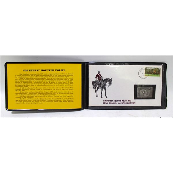 1973 RCMP FIRST DAY STAMP SET W FOLDER