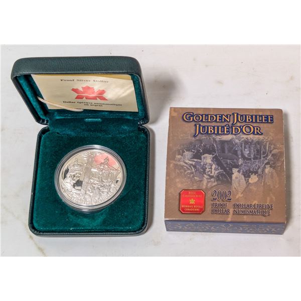 2002 SILVER PROOF DOLLAR COIN