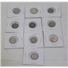 Image 1 : LOT OF VINTAGE CANADIAN SILVER DIMES