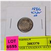 1936 SILVER CANADIAN 10 CENT COIN VG